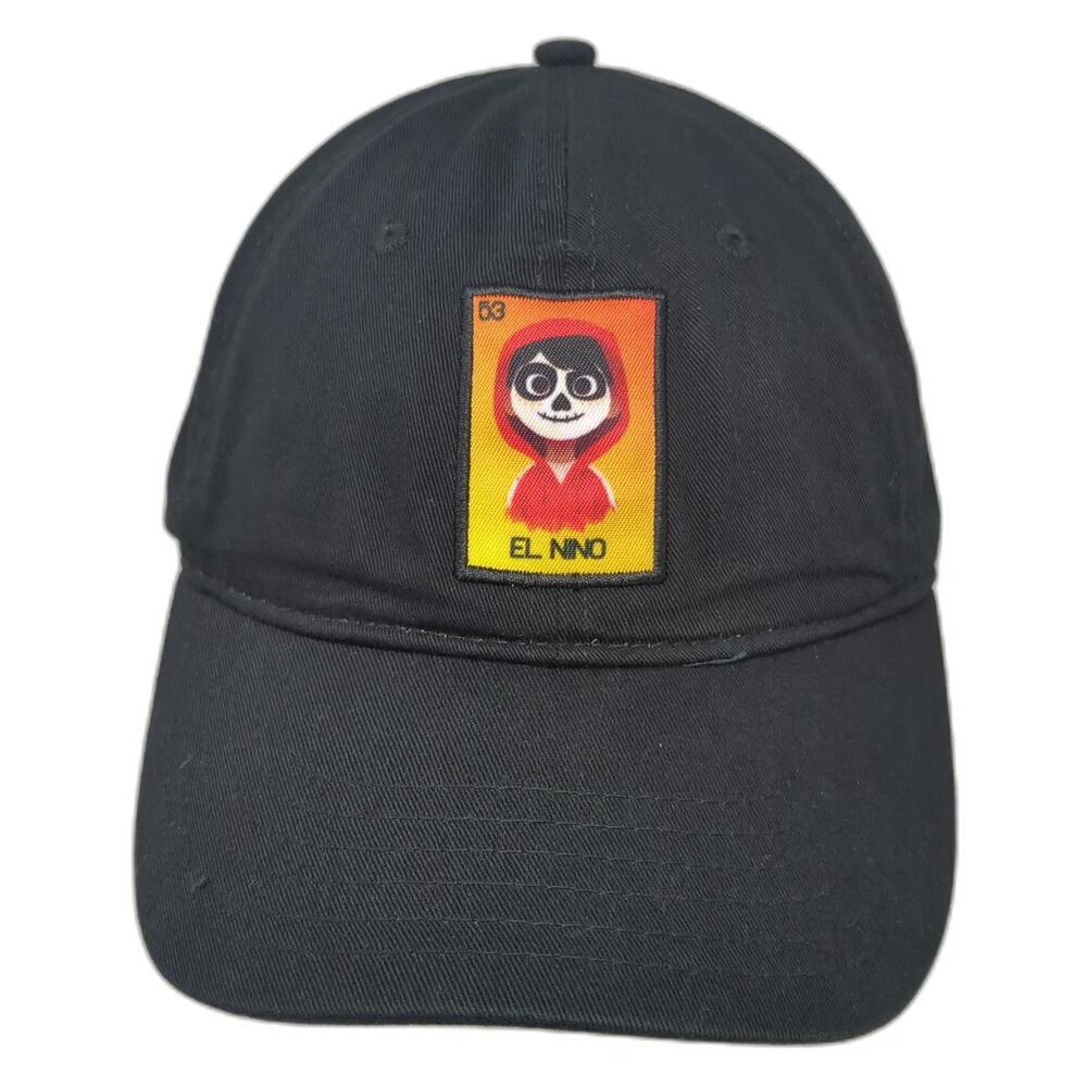 Disney Pixar Coco El Nino Loteria Card Black One Size Baseball Cap Hat Guitar